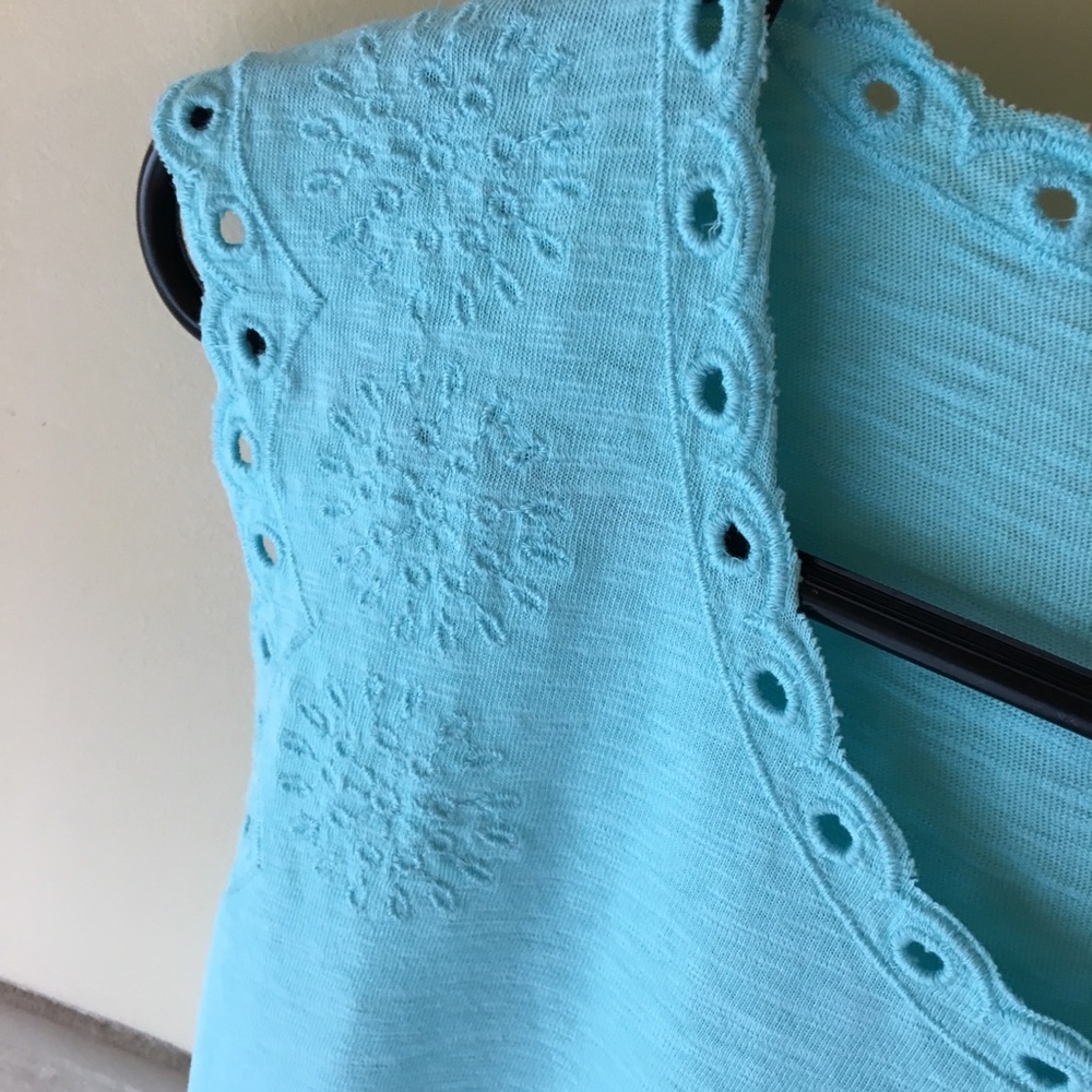Talbots eyelet tank top XS - Picture 3 of 5